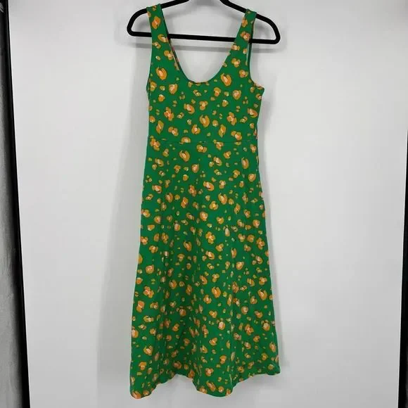 tabitha brown green dress Thom Browne Polo Dress in Textured Pique